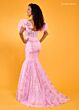 Rachel Allan 70500 Detached Sleeves Glitter Corset Dress