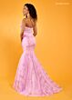 Rachel Allan 70500 Detached Sleeves Glitter Corset Dress