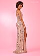 Rachel Allan 70502 High Slit Embellished Dress