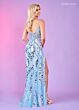 Rachel Allan 70502 High Slit Embellished Dress