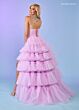Rachel Allan 70503 Beaded Choker Ruffle Skirt Dress