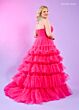 Rachel Allan 70503 Beaded Choker Ruffle Skirt Dress