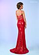 Rachel Allan 70517 High Slit Embellished Back Dress
