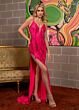 Rachel Allan 70521 Lace-Up Back Fringe Dress