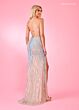 Rachel Allan 70523 Lace-Up Back Embellished Dress