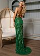 Rachel Allan 70523 Lace-Up Back Embellished Dress