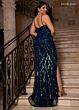 Rachel Allan 70523 Lace-Up Back Embellished Dress