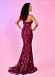 Rachel Allan 70526 Sequin Embroidery Strapless Dress