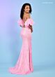 Rachel Allan 70533 Detached Sleeves Corset Glitter Dress