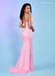 Rachel Allan 70533 Detached Sleeves Corset Glitter Dress