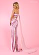 Rachel Allan 70540 One Shoulder Geometric Dress