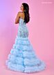 Rachel Allan 70543 Ruffle Skirt Strapless Corset Dress