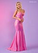 Rachel Allan 70547 Knot Bust Strapless Sequin Dress