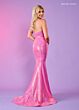 Rachel Allan 70547 Knot Bust Strapless Sequin Dress