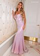 Rachel Allan 70547 Knot Bust Strapless Sequin Dress