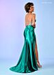 Rachel Allan 70548 Beaded Corset Bare Back Dress
