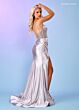 Rachel Allan 70548 Beaded Corset Bare Back Dress