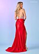 Rachel Allan 70548 Beaded Corset Bare Back Dress