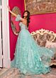 Rachel Allan 70557 Detachable Sleeves Illusion Corset Dress
