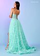 Rachel Allan 70557 Detachable Sleeves Illusion Corset Dress