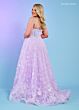 Rachel Allan 70557 Detachable Sleeves Illusion Corset Dress