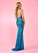 Rachel Allan 70561 Criss Cross Back Embellished Dress