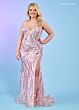 Rachel Allan 70568 Plunging Corset Multiway Dress