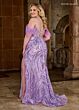 Rachel Allan 70568 Plunging Corset Multiway Dress