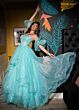 Rachel Allan 70570 Layered Skirt Detachable Sleeves Dress
