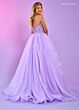 Rachel Allan 70570 Layered Skirt Detachable Sleeves Dress