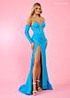 Rachel Allan 70577 Beaded Corset Detached Sleeves Dress