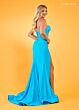 Rachel Allan 70577 Beaded Corset Detached Sleeves Dress