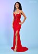 Rachel Allan 70578 Glitter Skirt Embroidered Corset Dress