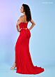 Rachel Allan 70578 Glitter Skirt Embroidered Corset Dress