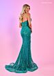 Rachel Allan 70580 Detached Sleeves Corset Dress