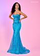 Rachel Allan 70580 Detached Sleeves Corset Dress