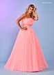 Rachel Allan 70583 Detachable Sleeves Layered Bodice Dress