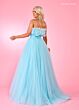 Rachel Allan 70583 Detachable Sleeves Layered Bodice Dress