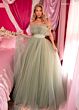 Rachel Allan 70583 Detachable Sleeves Layered Bodice Dress