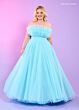 Rachel Allan 70583 Detachable Sleeves Layered Bodice Dress