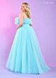 Rachel Allan 70583 Detachable Sleeves Layered Bodice Dress