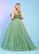 Rachel Allan 70583 Detachable Sleeves Layered Bodice Dress