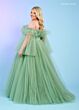 Rachel Allan 70583 Detachable Sleeves Layered Bodice Dress