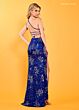 Rachel Allan 70584 Fringe Slit One Shoulder Dress