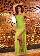 Rachel Allan 70586 Feather Skirt Scoop Neck Dress