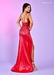 Rachel Allan 70590 Sheer Sides Multi Strap Dress