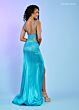 Rachel Allan 70590 Sheer Sides Multi Strap Dress