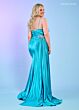 Rachel Allan 70593 Scoop Neckline Side Tail Dress