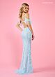 Rachel Allan 70607 Cold Shoulder Bare Back Dress