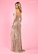 Rachel Allan 70616 Strapless Sweetheart Geometric Dress